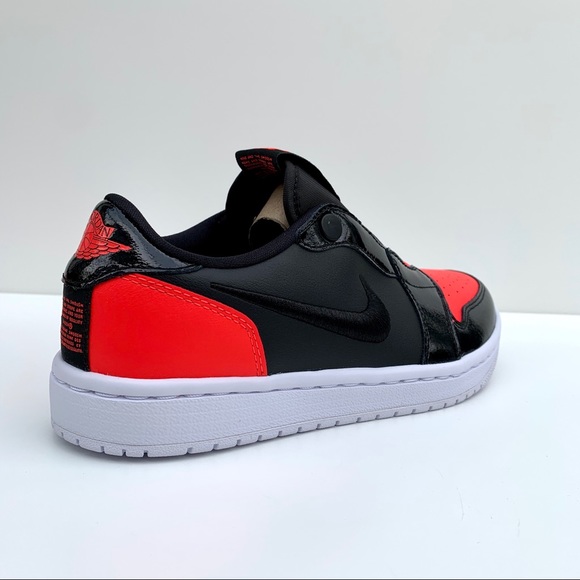 Air Jordan 1 Retro Low Slip Bright Crimson Women 8 - Picture 8 of 12